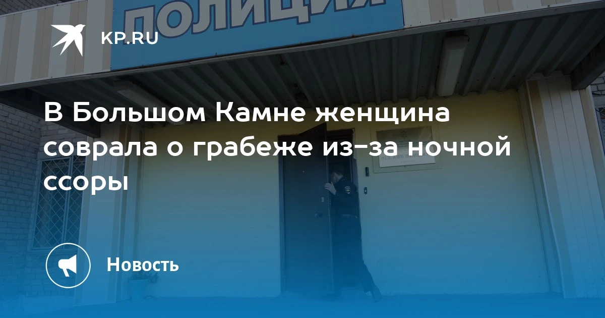 Женщина в Большом Камне заплатила штраф за ложный донос