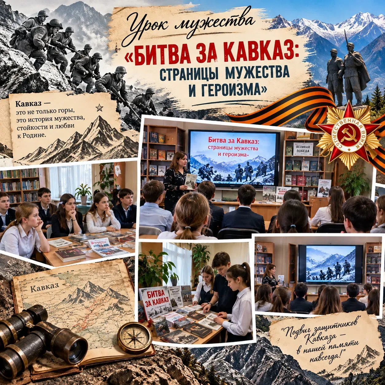 Урок мужества «Битва за Кавказ: страницы мужества и героизма»