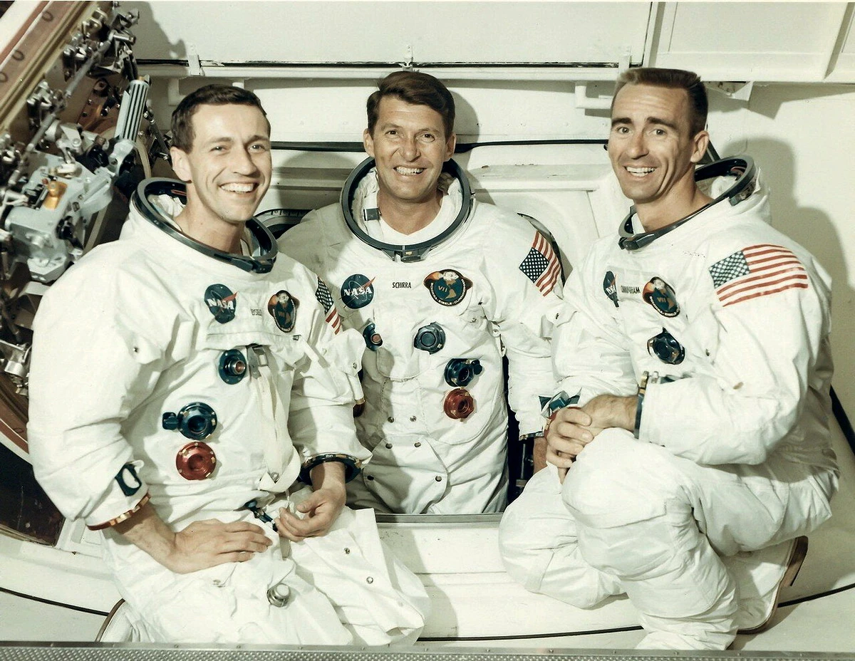 Первый прямой телеэфир с борта Apollo 7