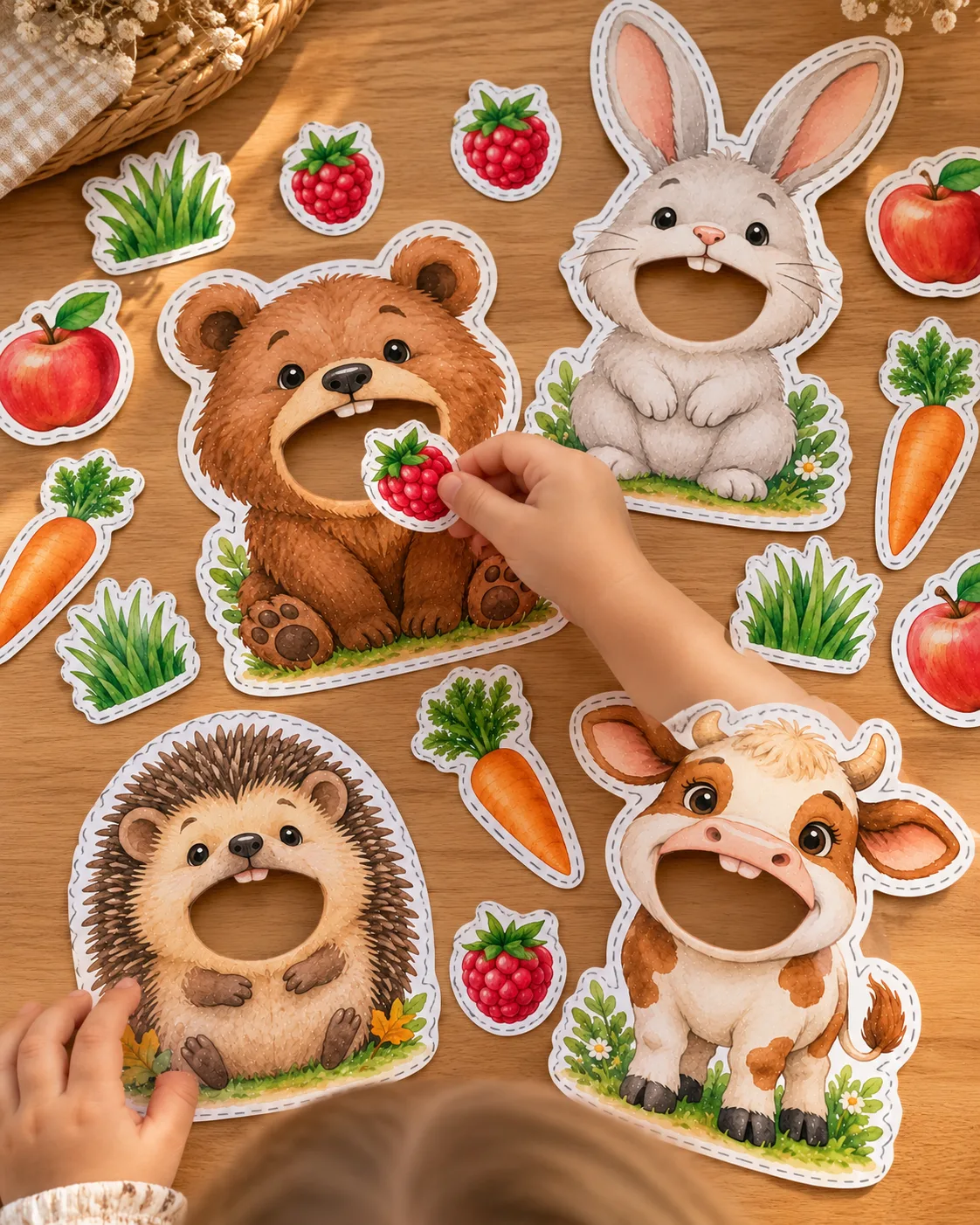 🐻 Игра «Накорми животных» 🥕
