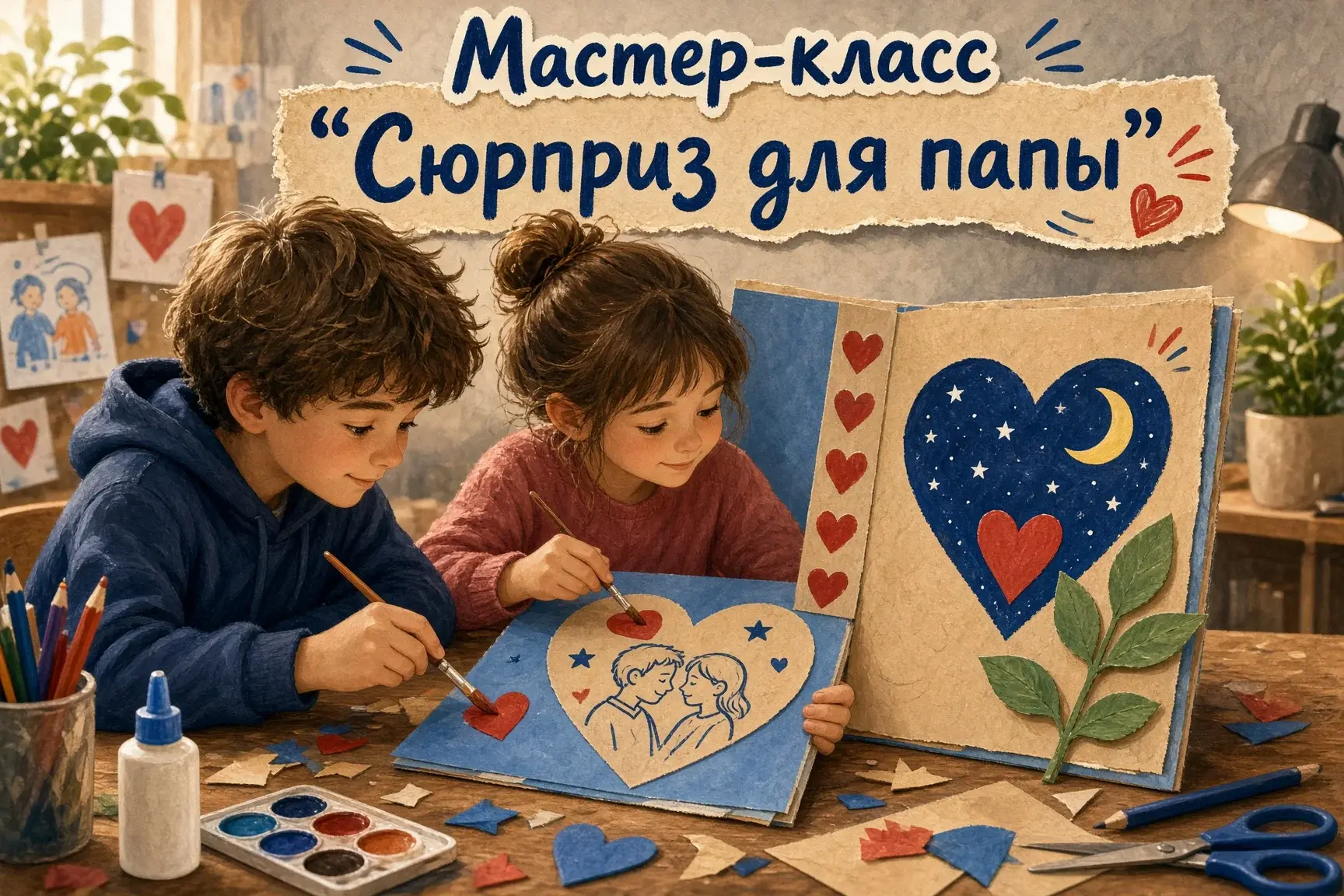 Приглашаем на мастер-класс «Сюрприз для папы»!