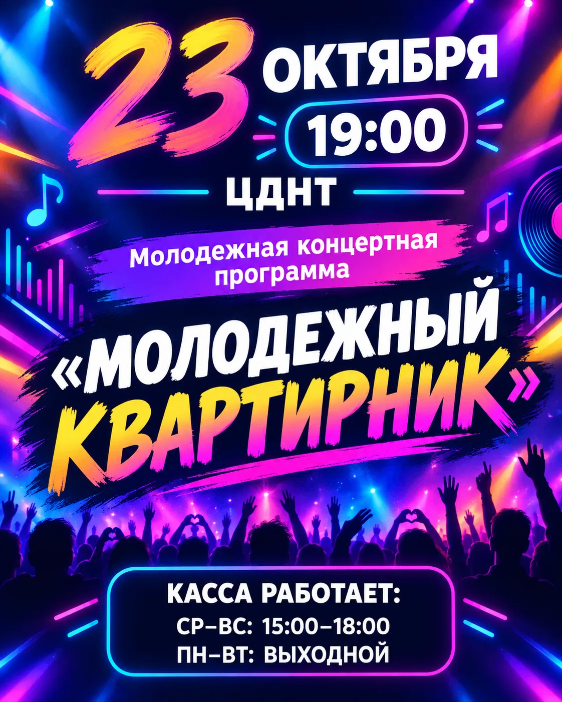 Музыкальный вечер для тех, кто живет творчеством!