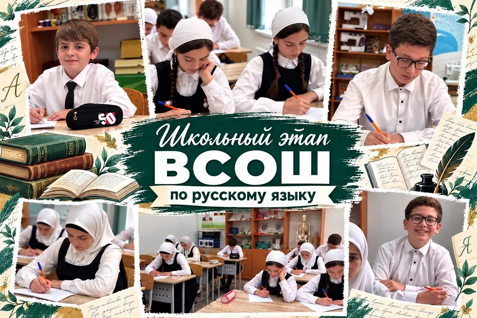 📚✨ Школьный этап Всероссийской олимпиады школьников по русскому языку