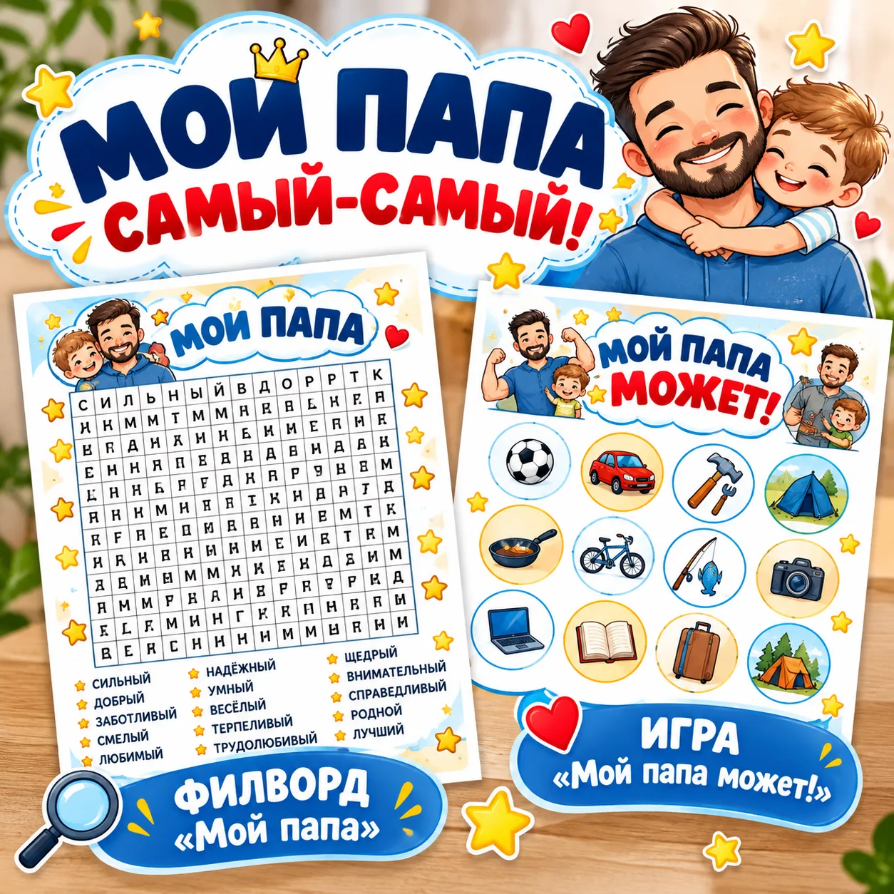 💙 МОЙ ПАПА — САМЫЙ-САМЫЙ!