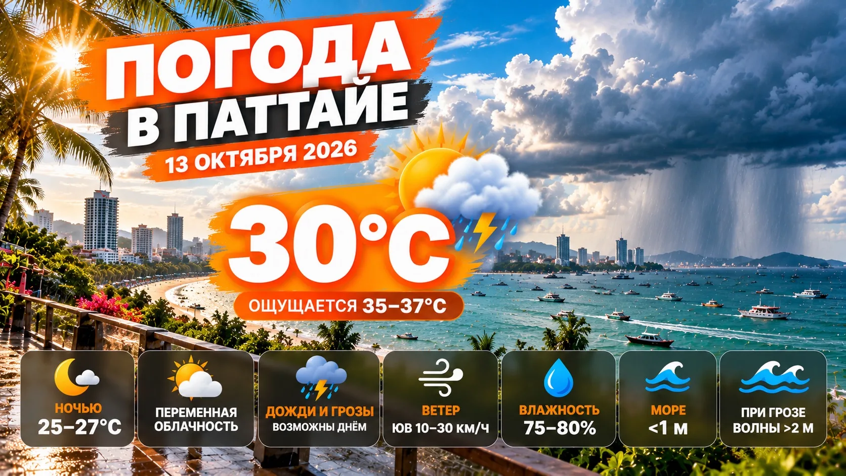 ПОГОДА В ПАТТАЙЕ