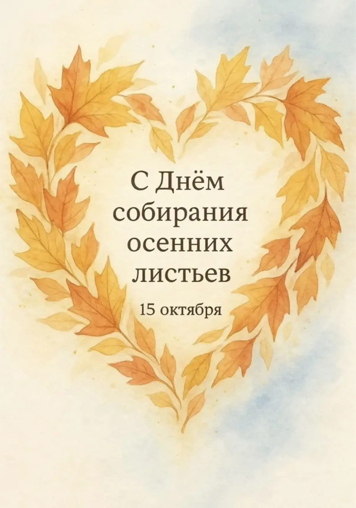 🍁 День собирания осенних листьев 🍁