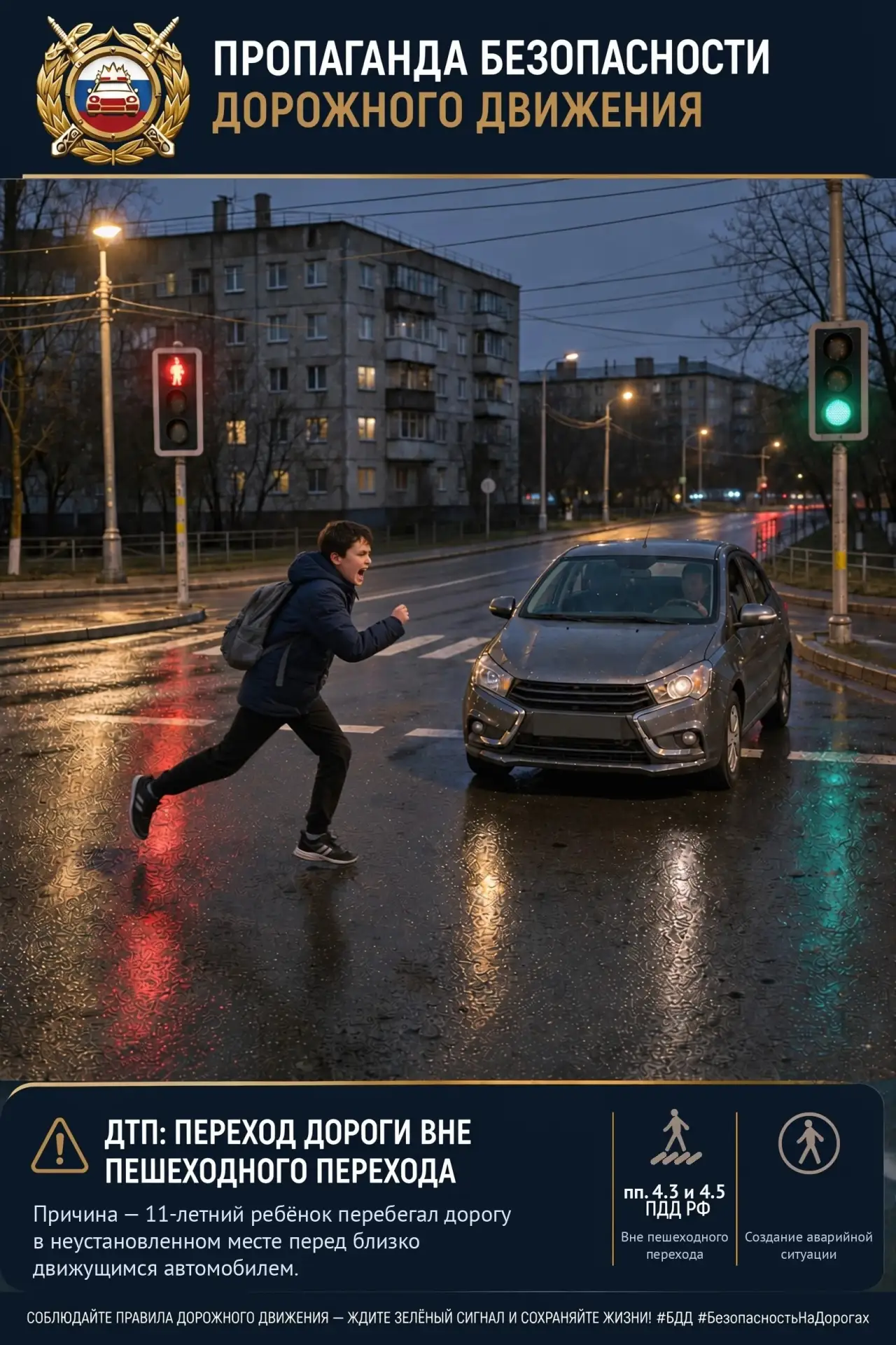⚠️ ДТП с участием ребёнка в Сарове.