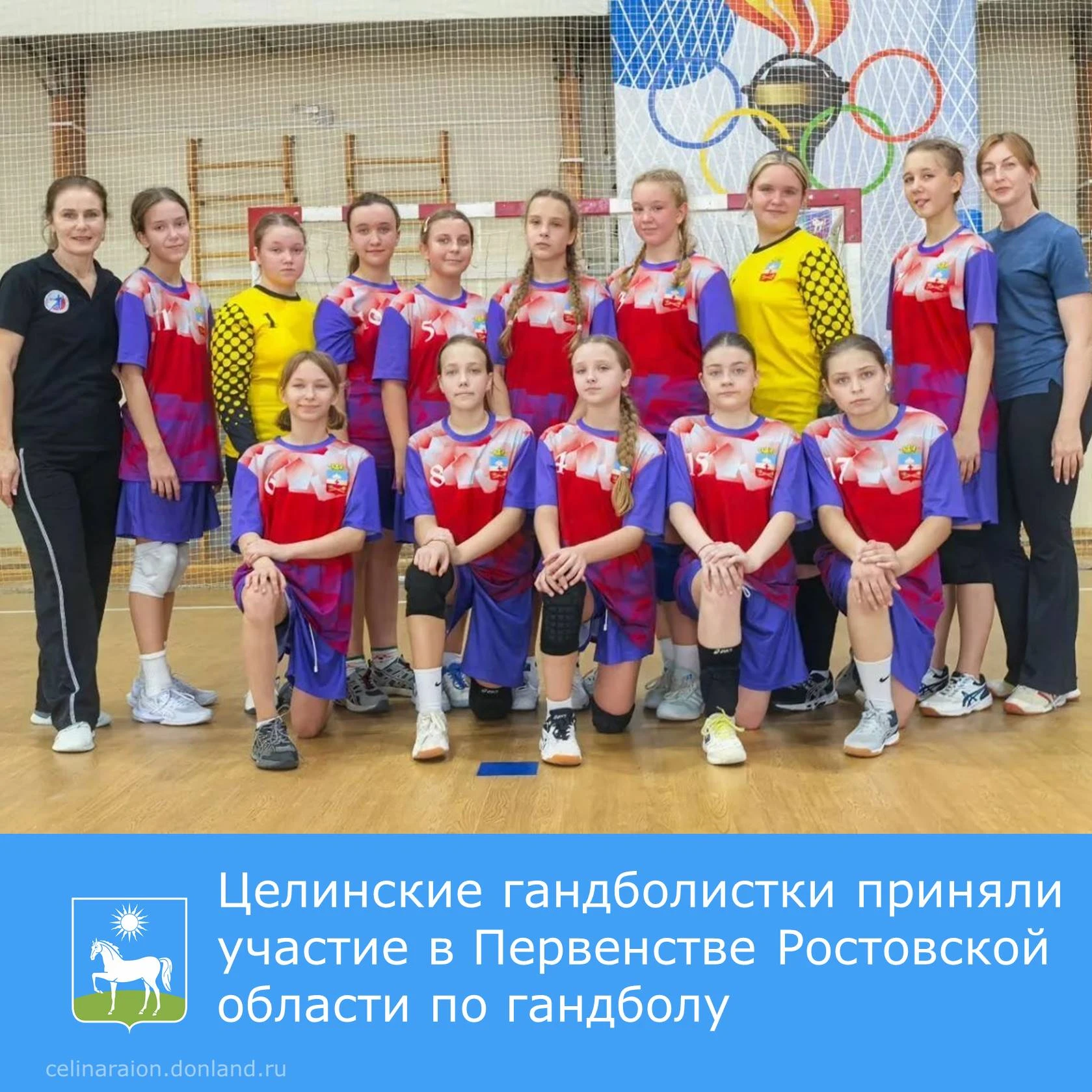 🤾 Целинские гандболистки приняли участие в Первенстве Ростовской области по гандболу с...