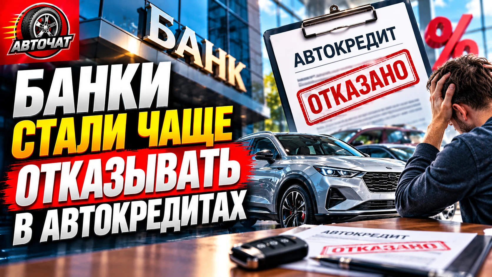 Банки стали чаще отказывать россиянам в автокредитах