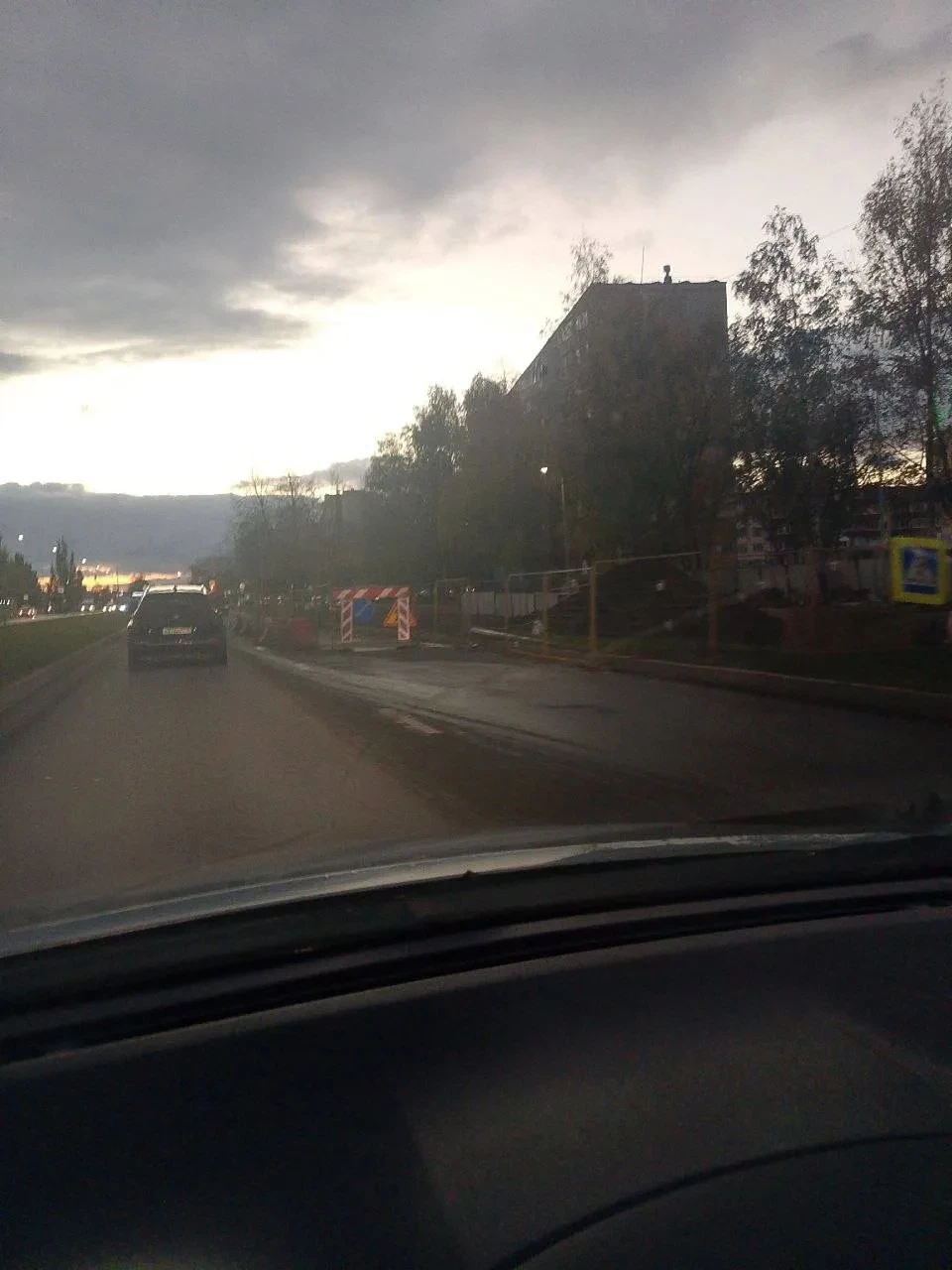 Полоса на Вокзальной остаётся перекрытой уже несколько месяцев