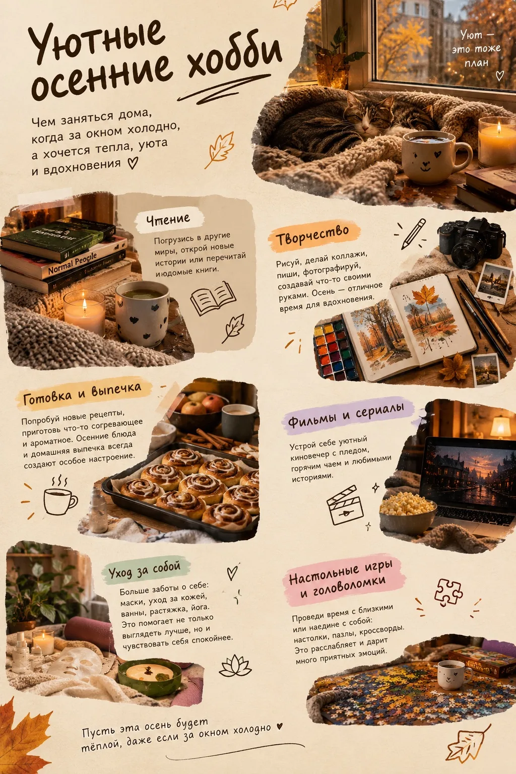📚Чем занять себя, когда за окном холод?