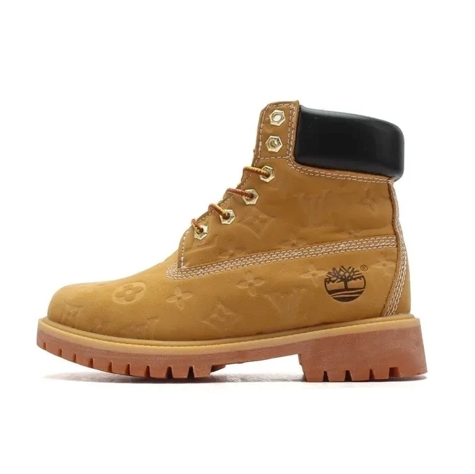 Louis Vuitton & Timberland 6 Ankle Boot “Wheat Monogram”