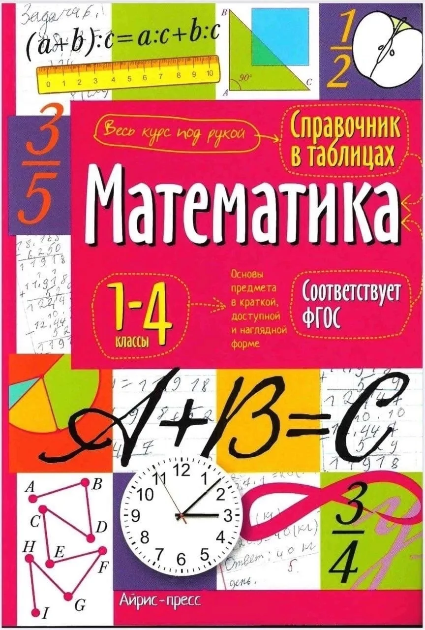 ■ Справочник в таблицах "Математика" 1-4 классы