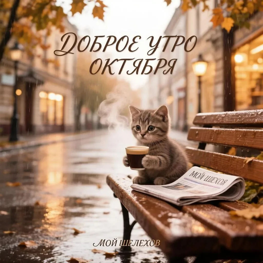 🍁Шелехов, с добрым утром! Всем хорошего дня и отличного настроения!☕