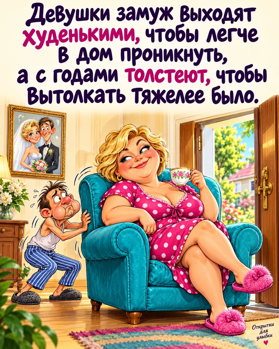 😏 Сначала скромно вошла в его жизнь, а потом обжилась и заняла лучшее кресло!