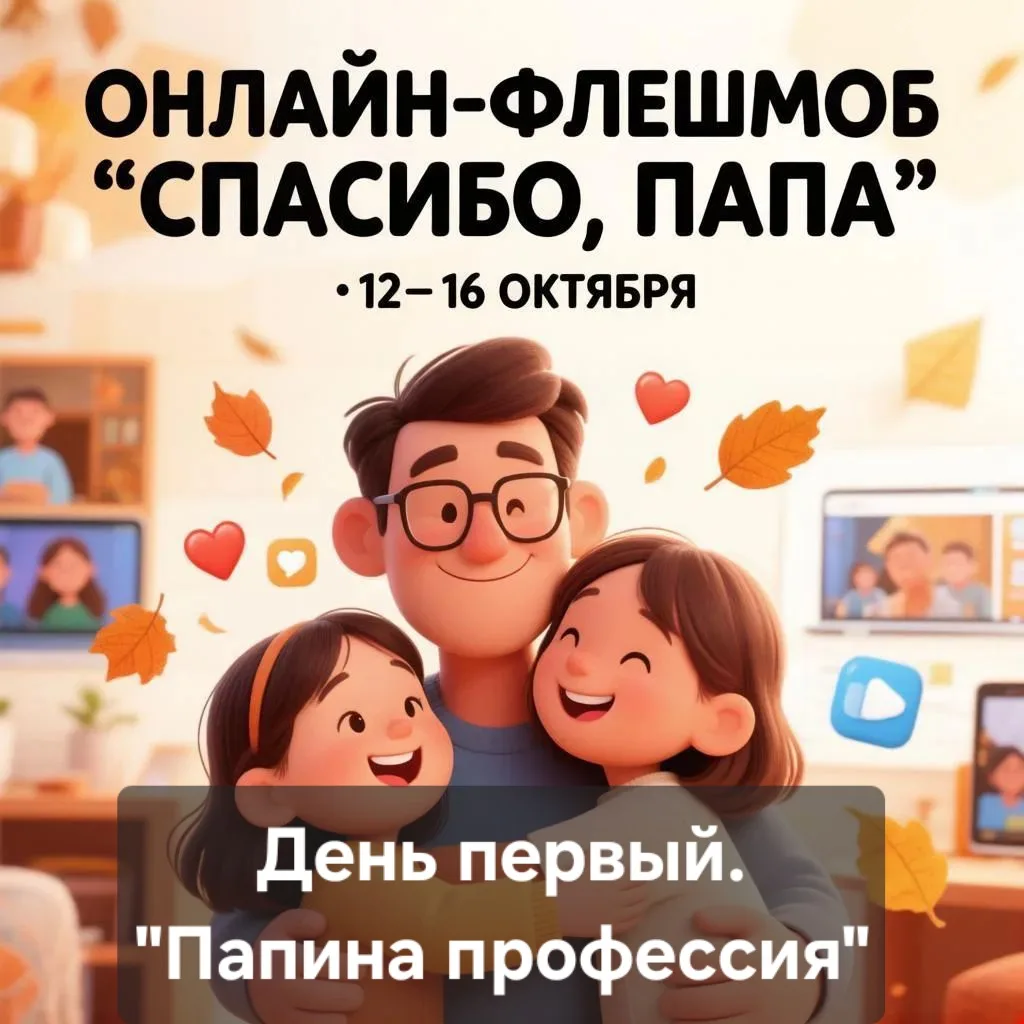 Сегодня — первый день нашей тёплой и важной акции «Папина профессия»! 💛