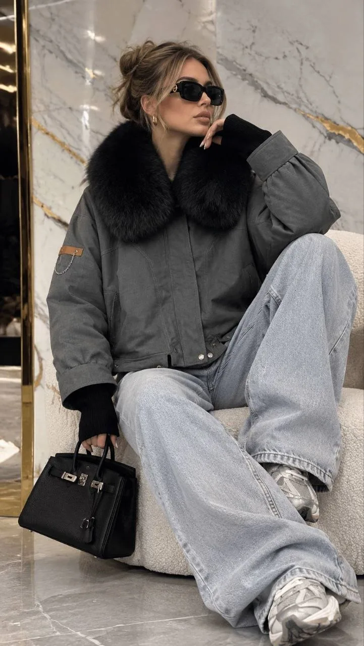 MaxMara парка с натуральным мехом кролика, Подклад сьемный из меха кролика