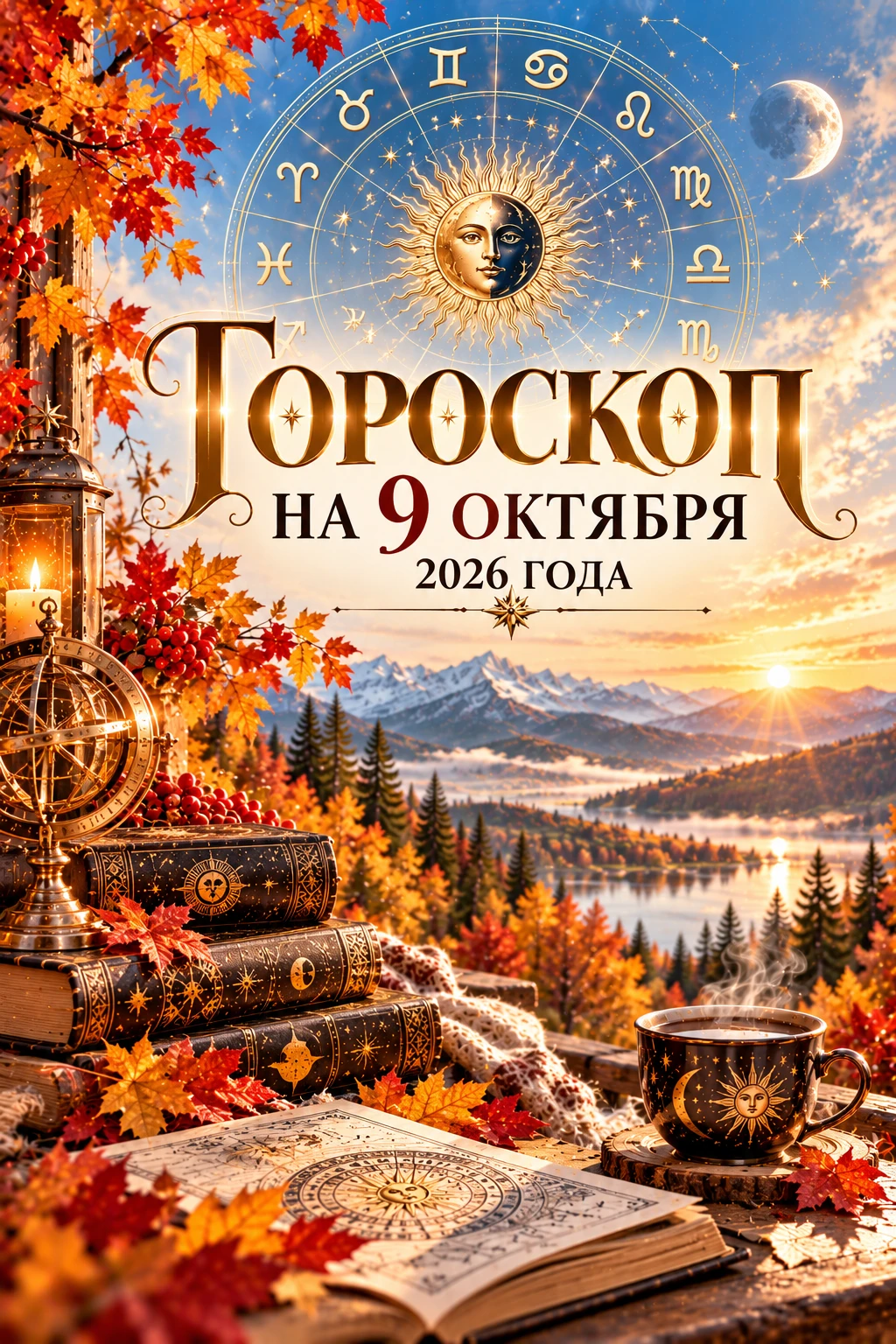 🌟 ГОРОСКОП НА 9 ОКТЯБРЯ 2026 ГОДА