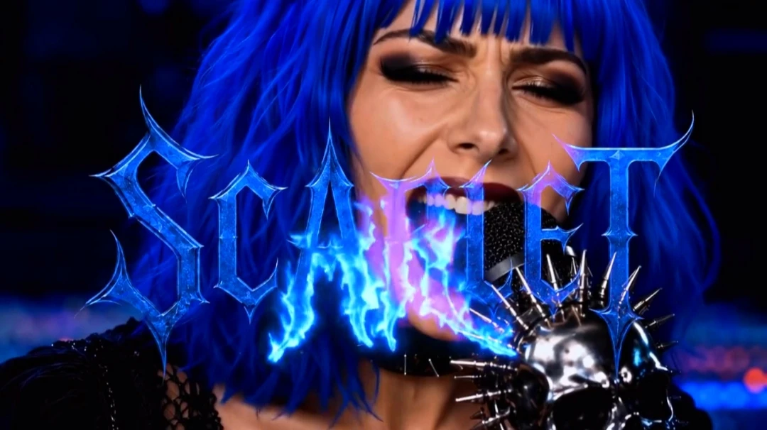 SCARLET - Every Kiss A Grave. Female Vocal Gothic Metal (Official Music Video).webm