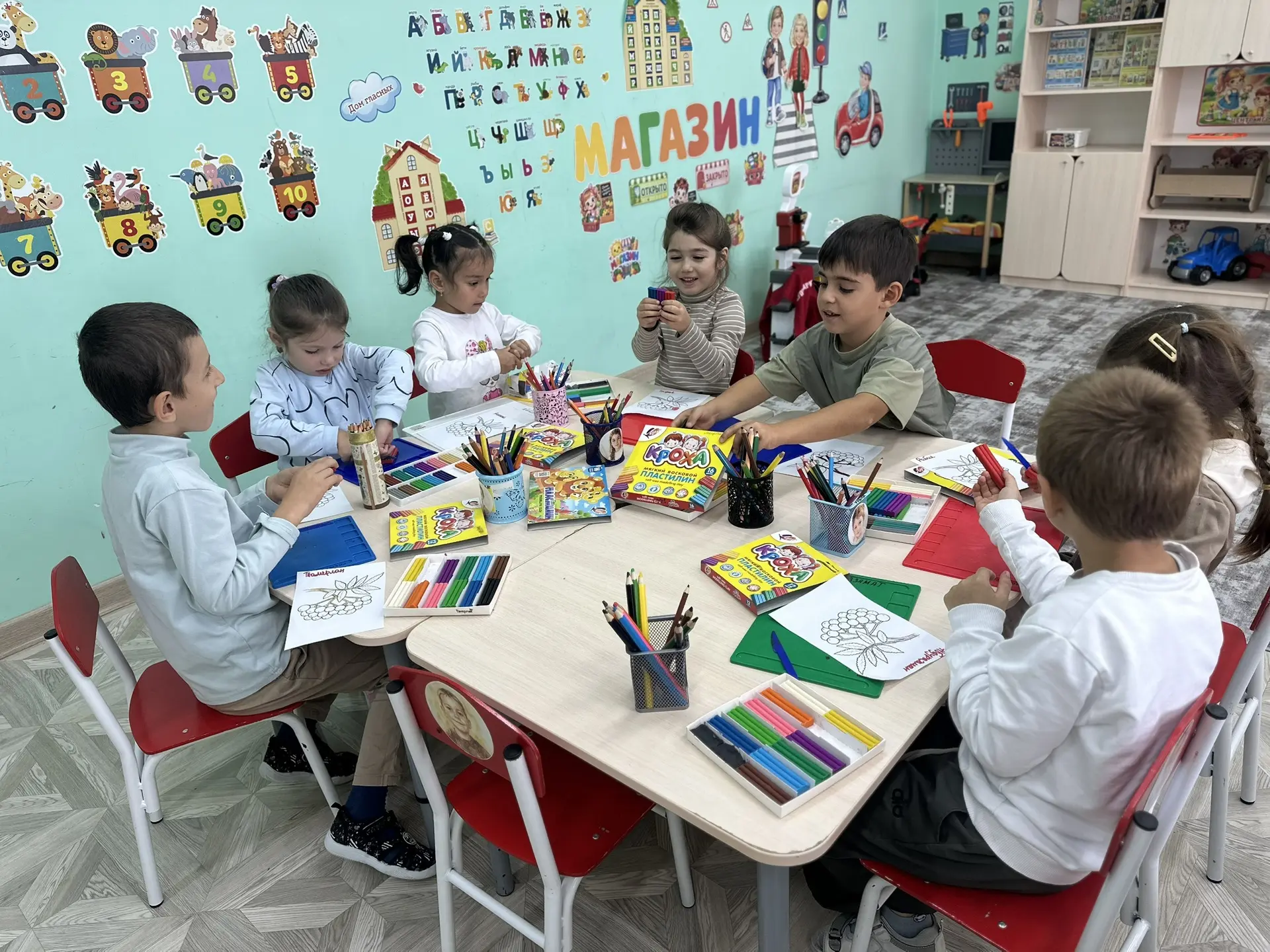Аппликация из пластилина «Рябина»
