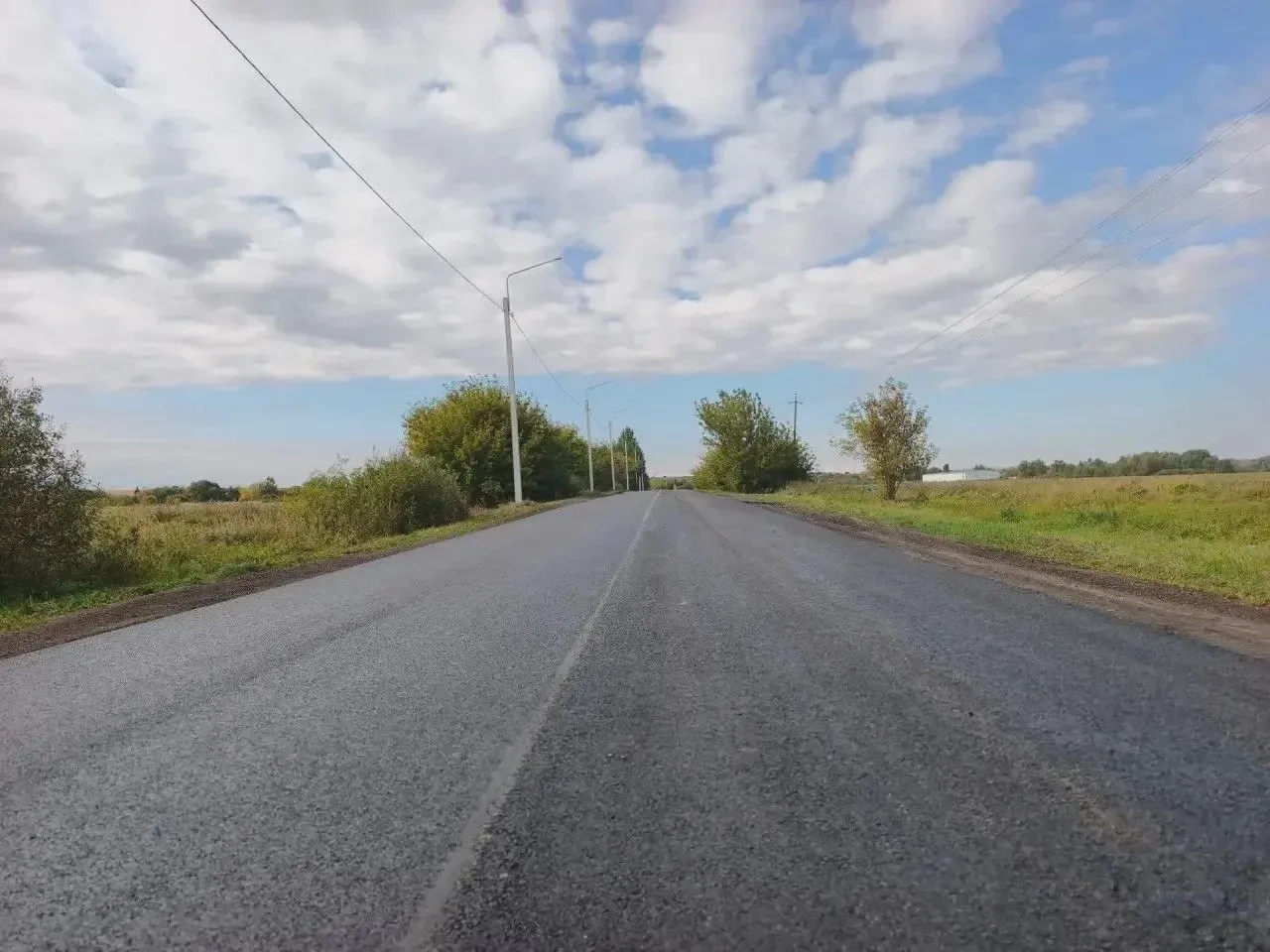 Подъезд к Лужкам отремонтировали