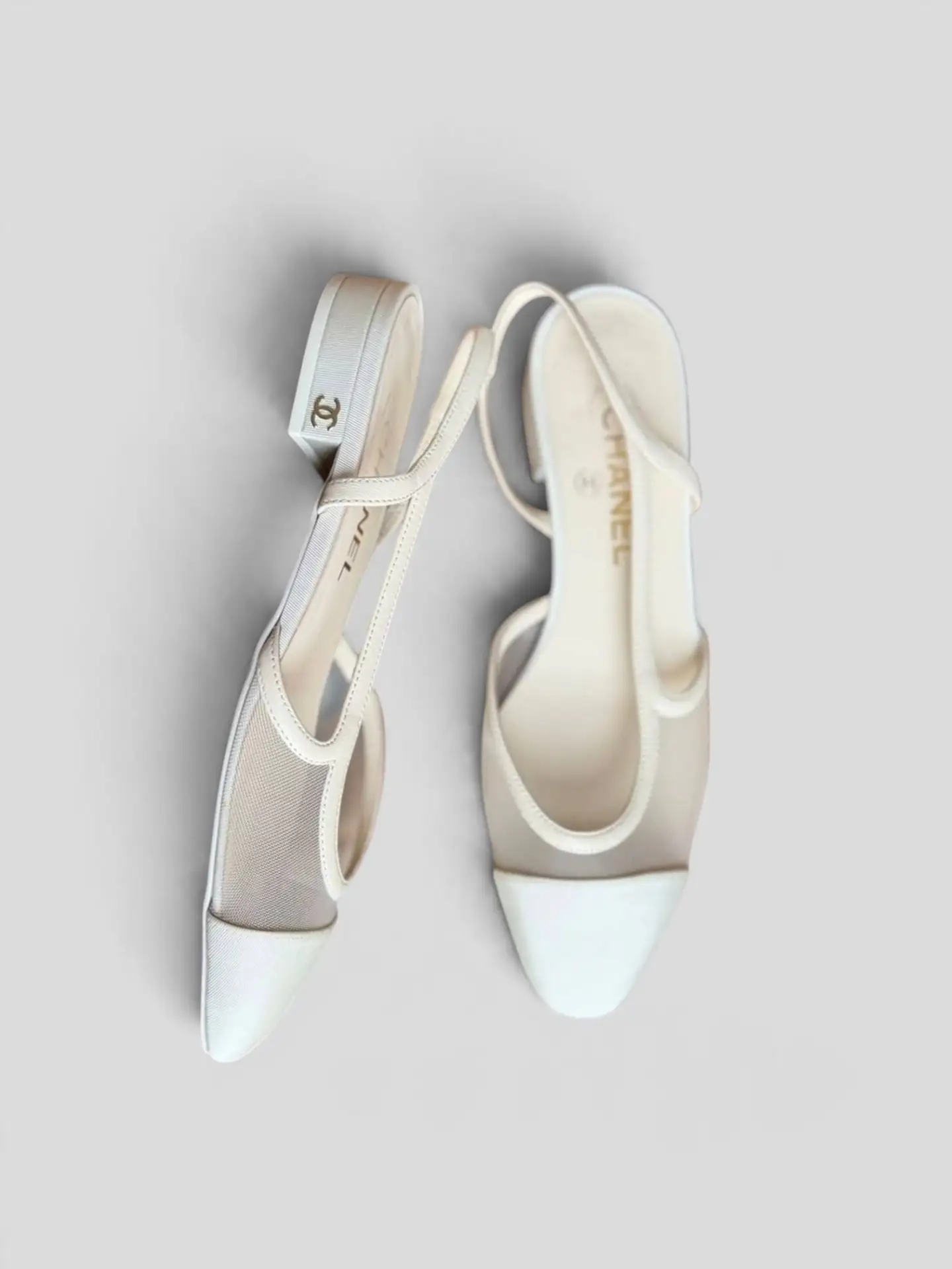 Туфли Chanel Slingback в отличном состоянии, маркировка 37,5.