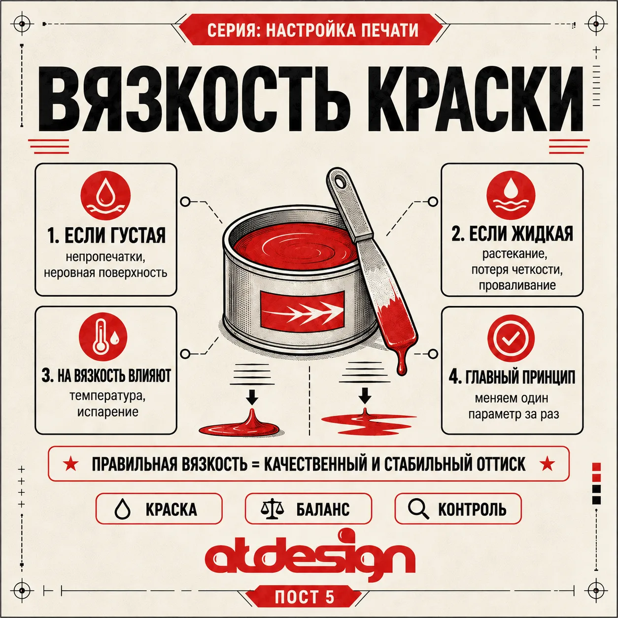 Настройка печати: 5 параметров, которые делают оттиск