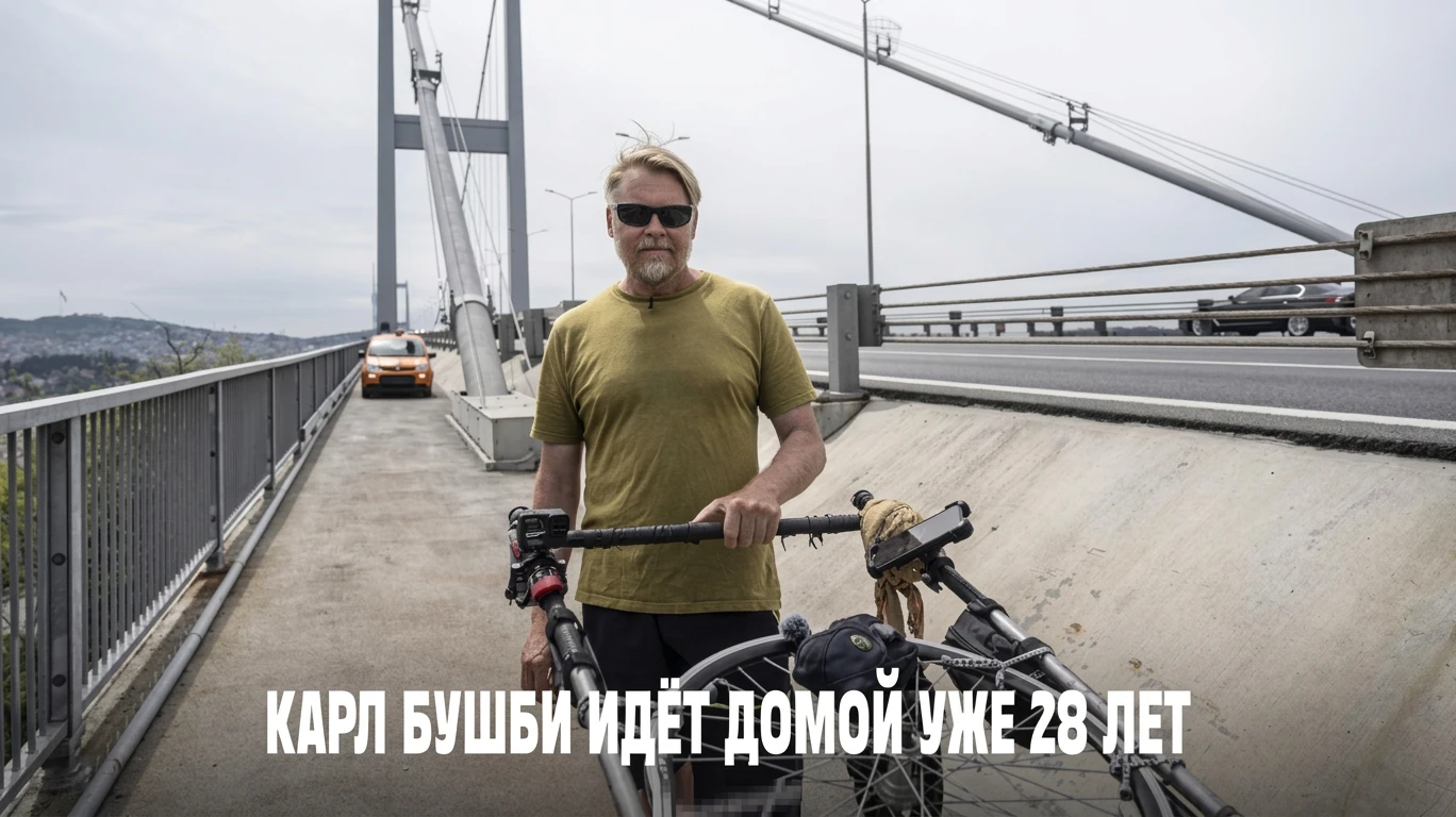 🚶‍♂️🏊‍♂️ 28 лет пешком и вплавь: британец вернулся на родину без единого билета на тр...