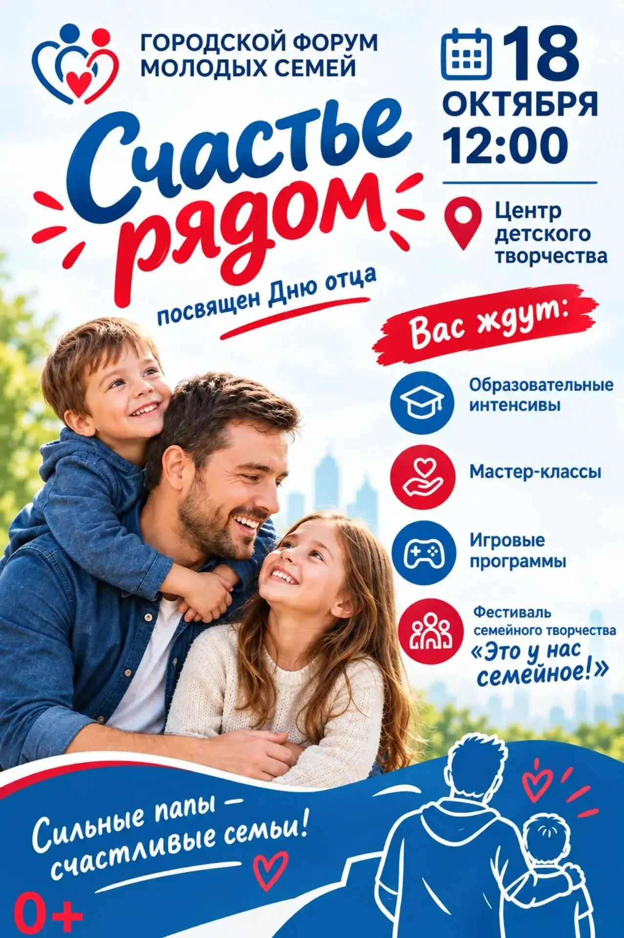 18 октября в Серове в центре детского творчества пройдет городской форум молодых семей....
