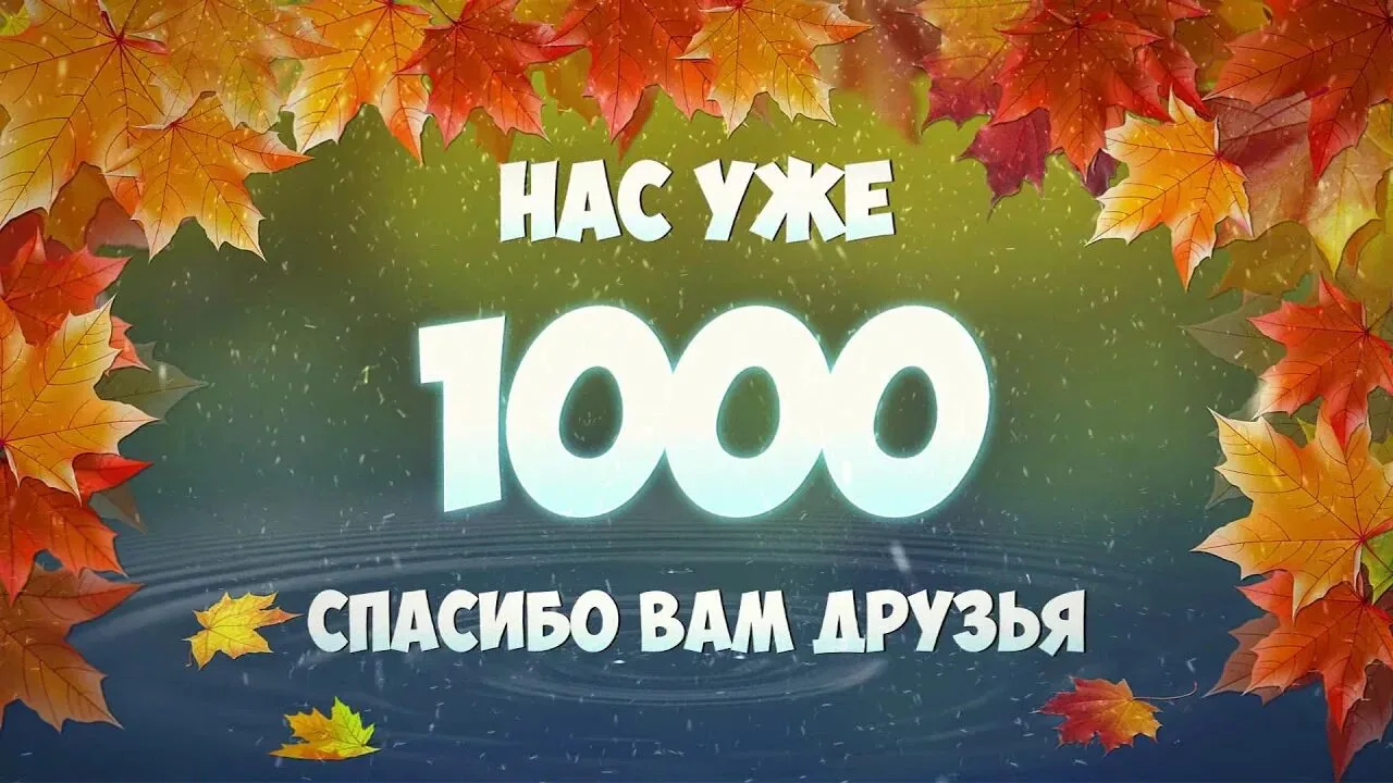 🎉 Ура, мы дошли до 1000 подписчиков! 🎉