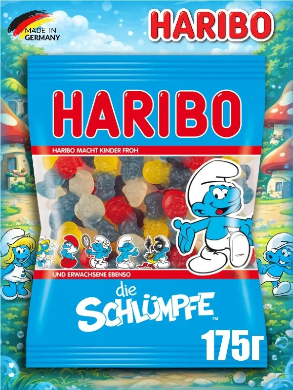 Жевательный Мармелад Харибо Смурфики Haribo
