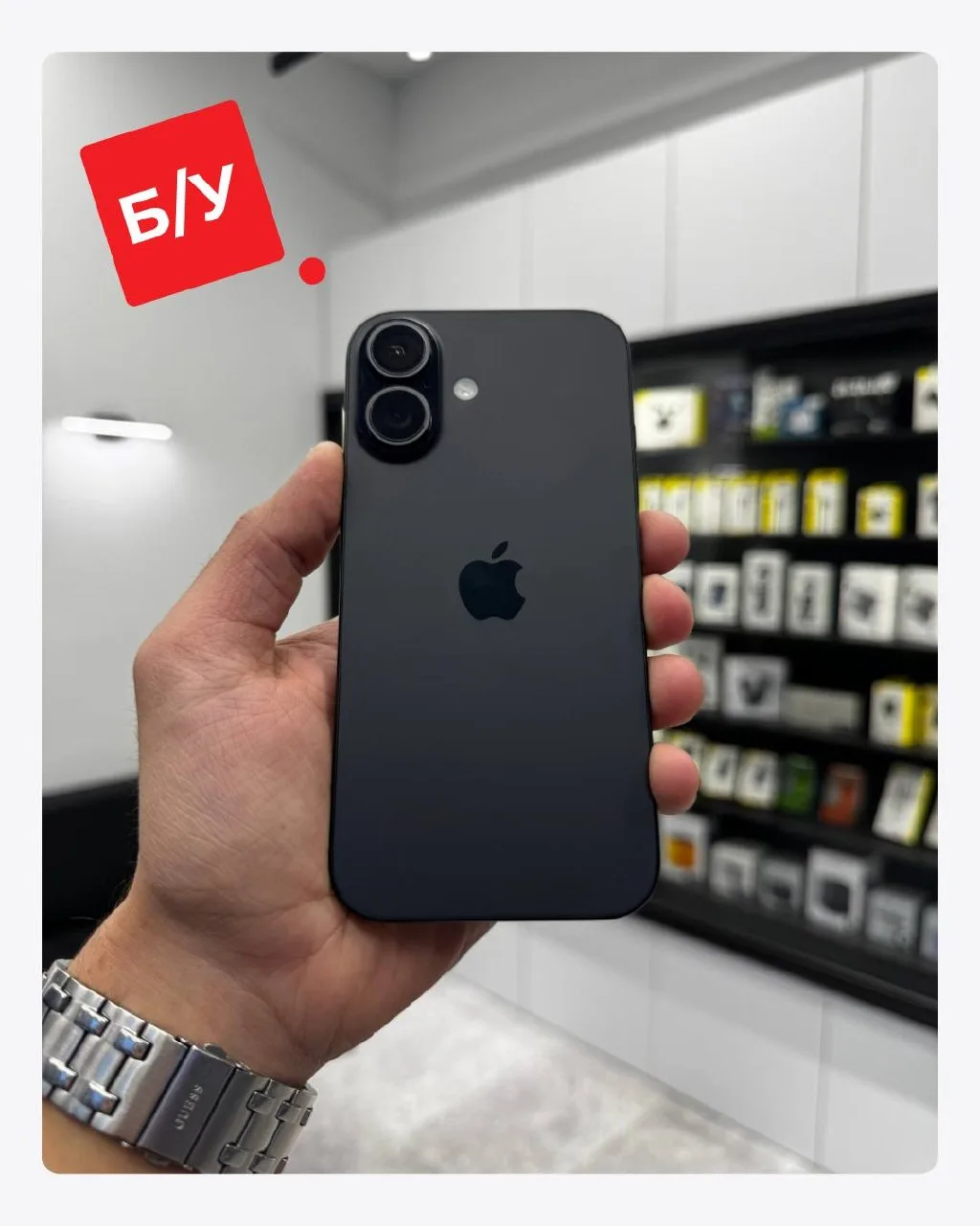 iPhone 16 256 ГБ, черный - 57.990₽