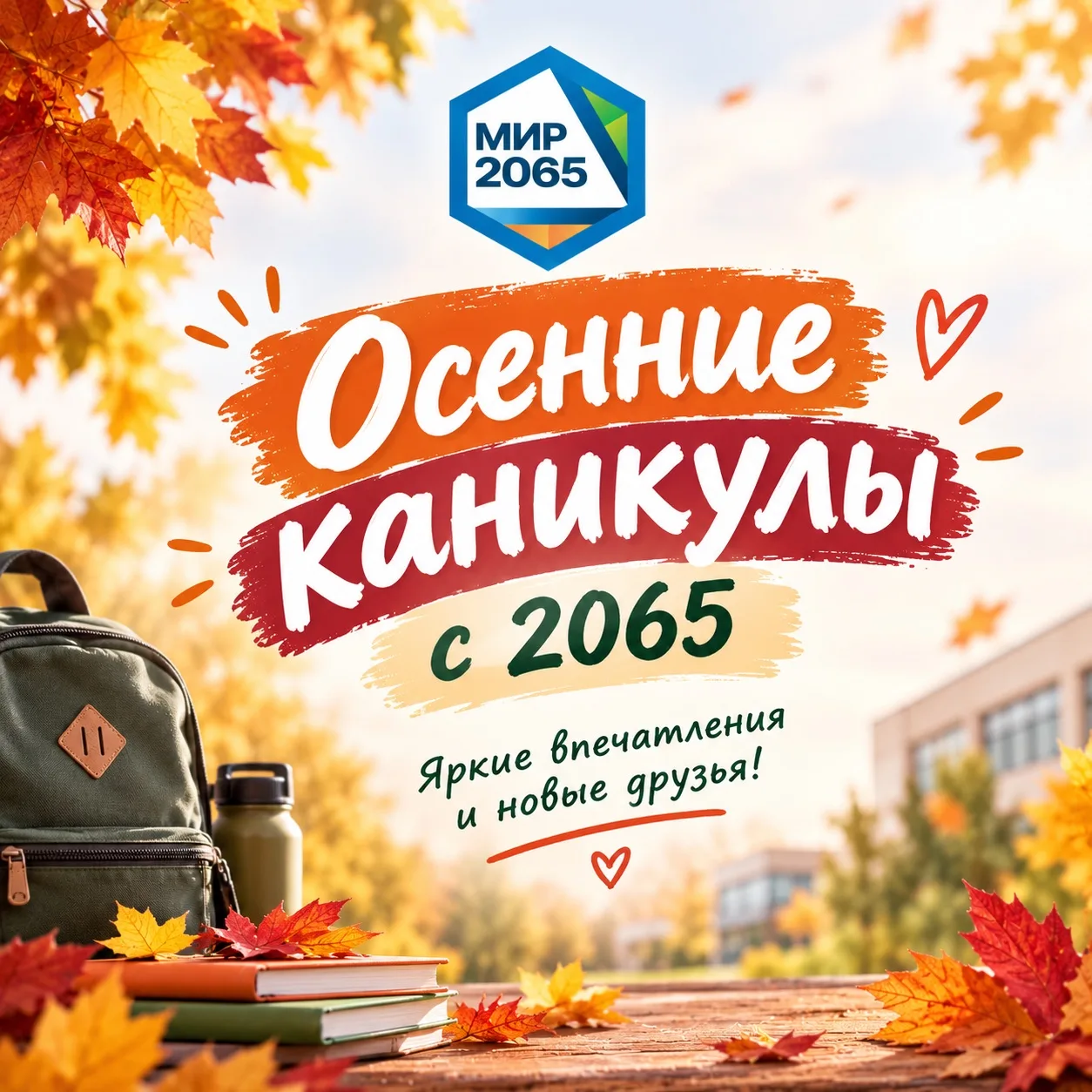 🍁Осенние каникулы с 2065: активный и веселый отдых для вашего ребенка!