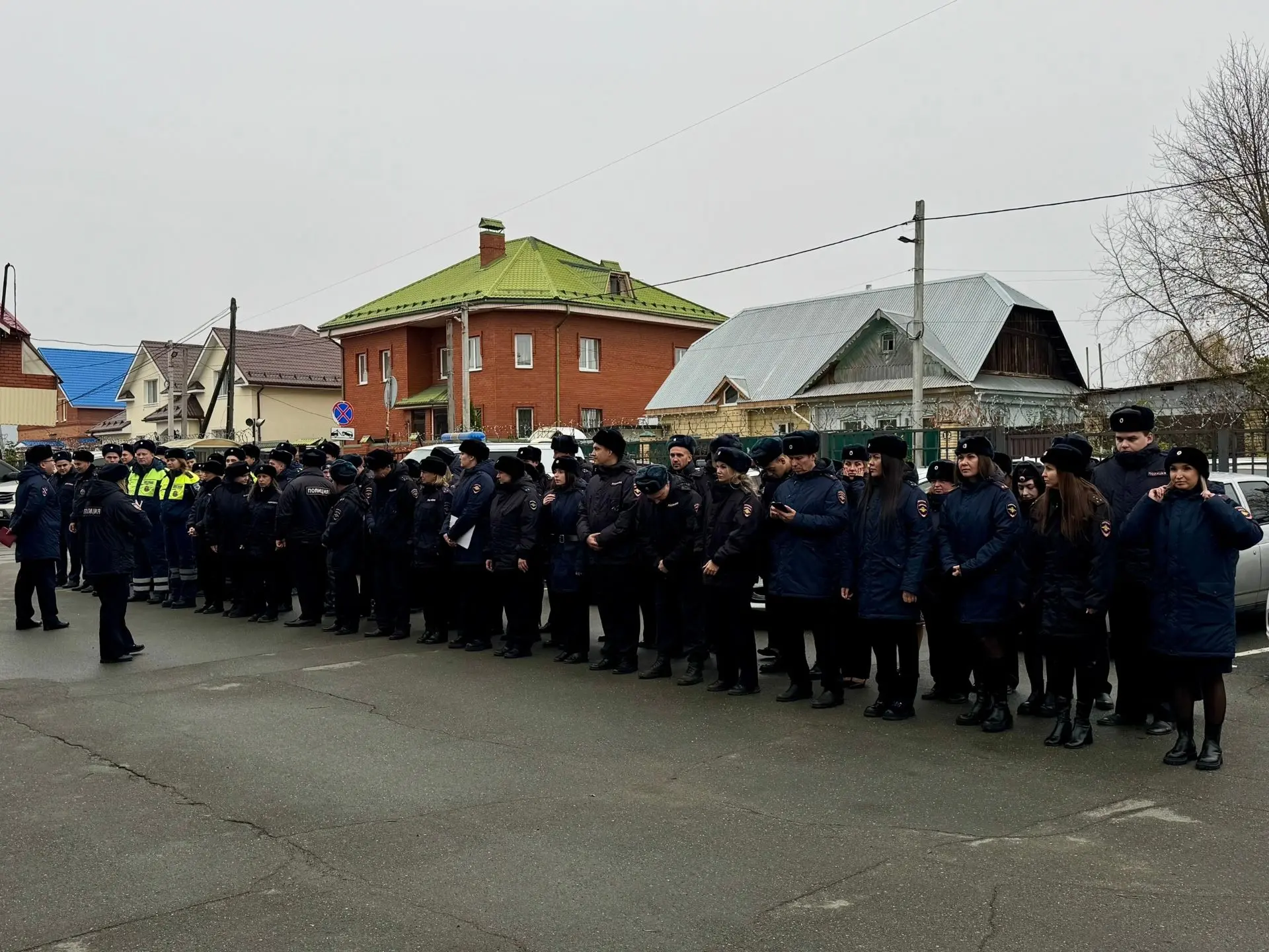 В Верхней Пышме прошёл строевой смотр подразделений МВД