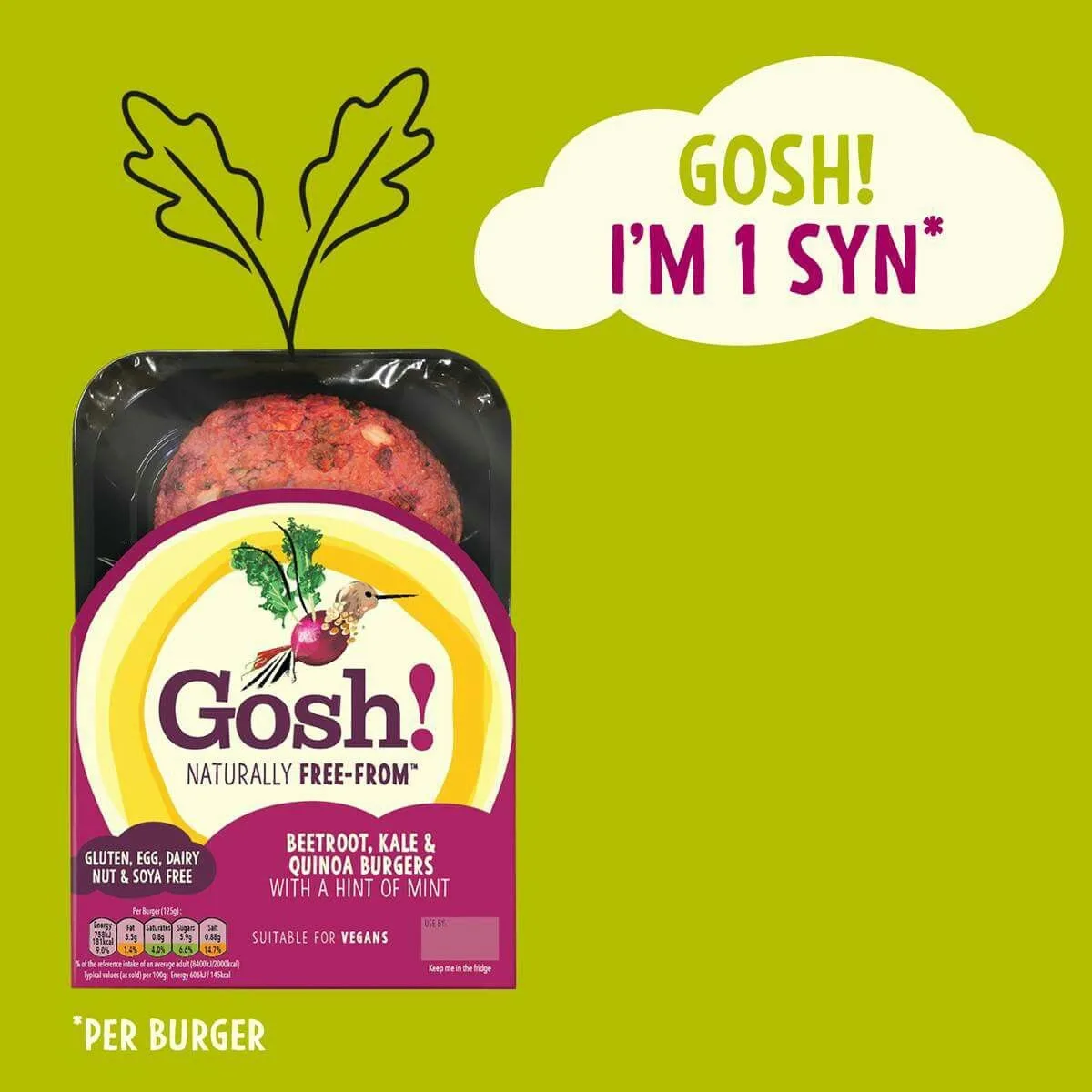 🥙 Gosh Super Plants: овощные бургеры, которые заменят 1/3 недели