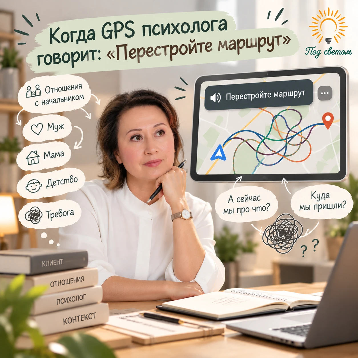 Когда GPS психолога говорит: «Перестройте маршрут»