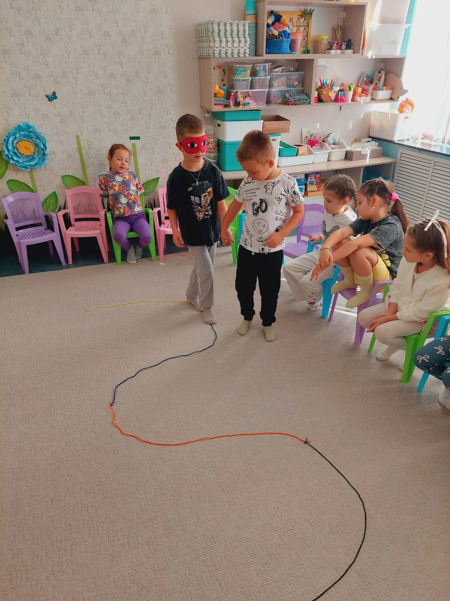 Группа "Весёлые гномики ". Игровое упражнение "Слепой и поводырь". Развиваем эмпатию и ...