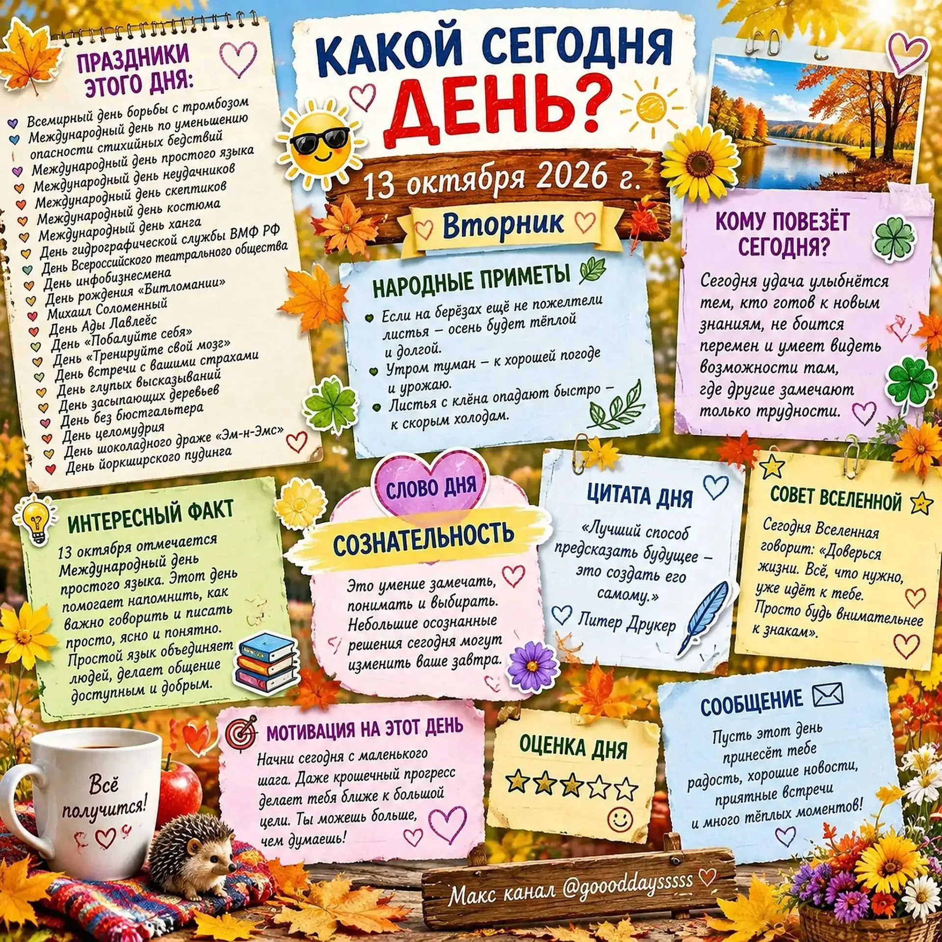 #какойсегоднядень