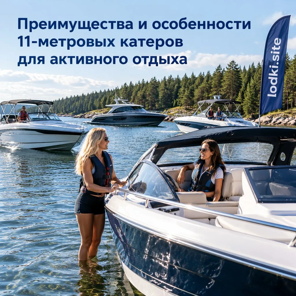 Преимущества и особенности 11-метровых катеров для активного отдыха