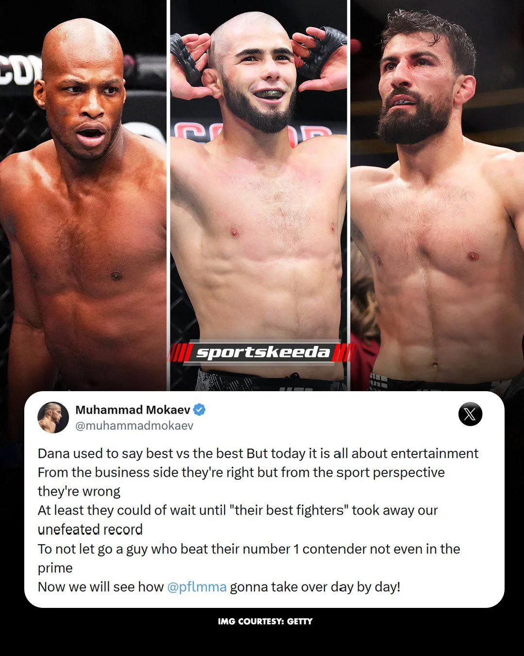 Уволенный из UFC Мухаммад Мокаев отреагировал на то, что организация увольняет непобежд...
