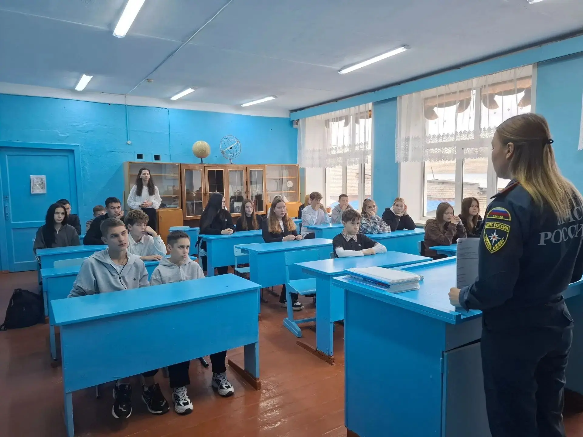 Сегодня состоялась встреча с младшим лейтенантом внутренней службы Потачкиной К.Ю., пос...