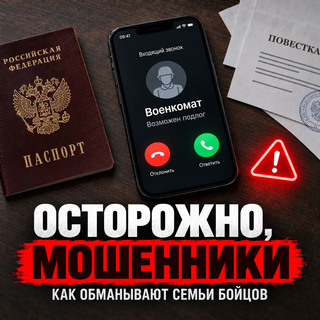 ⚠️ Как мошенники обманывают семьи бойцов