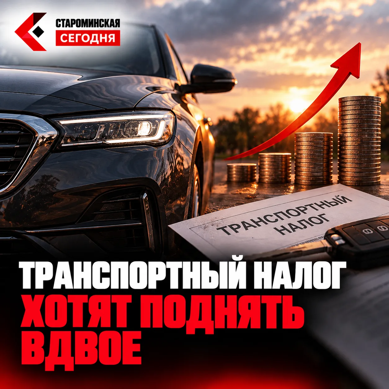 🚗 Транспортный налог хотят поднять вдвое