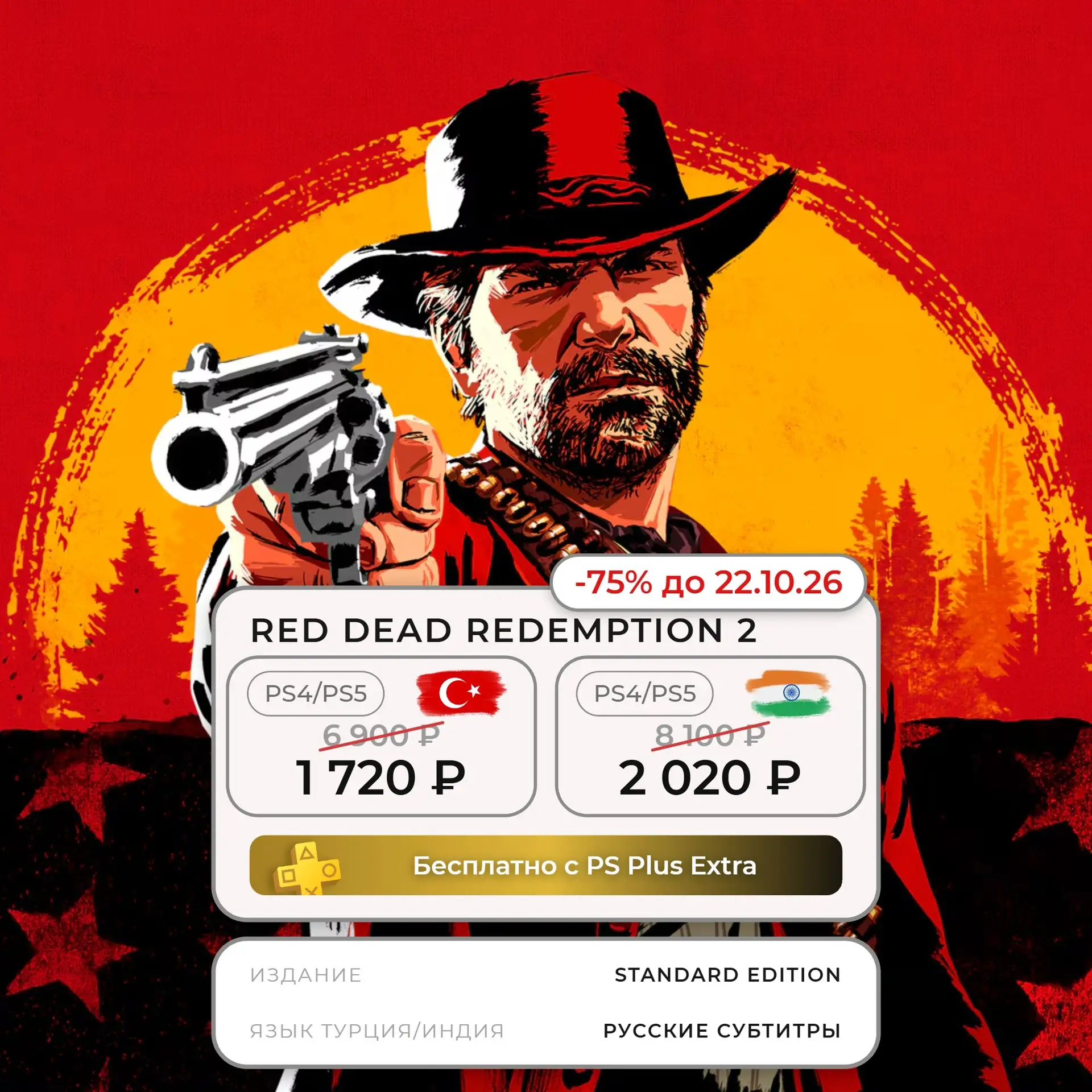 2018 год: вышла Red Dead Redemption 2