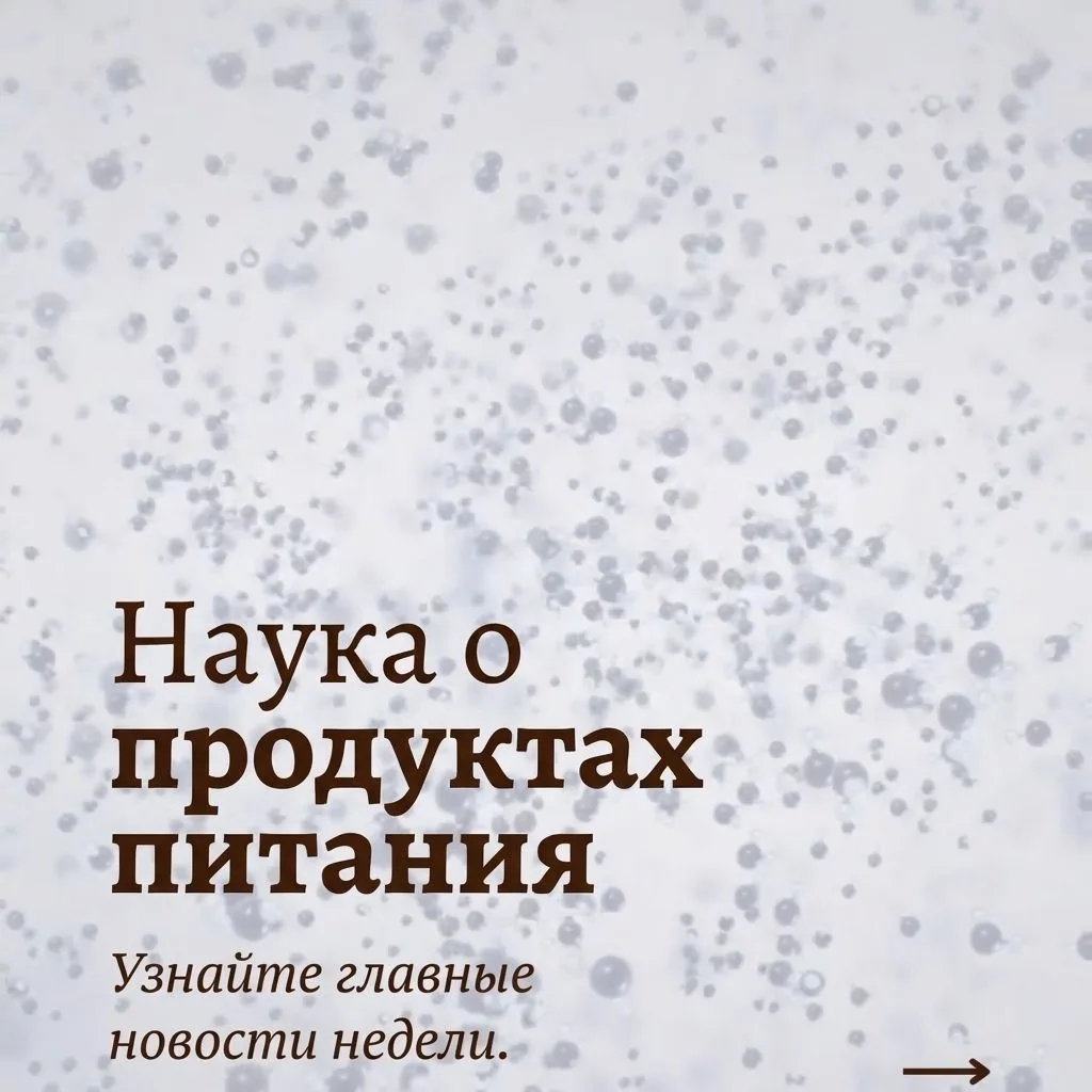 Наука о продуктах питания