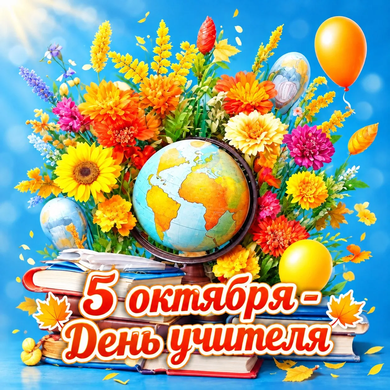 От всей души поздравляем вас, учителя! 💐