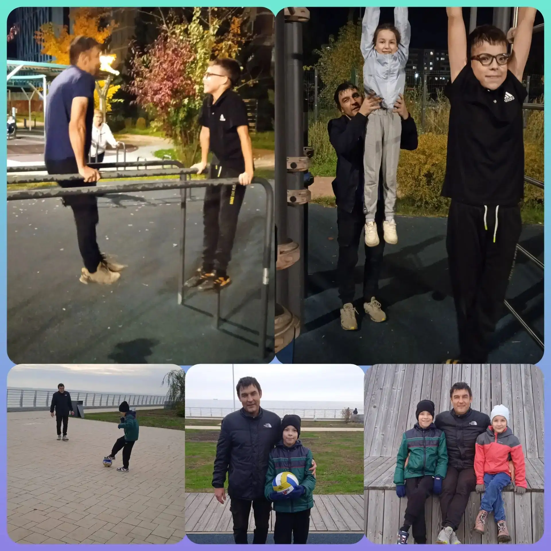 Спорт объединяет, а папа вдохновляет.
