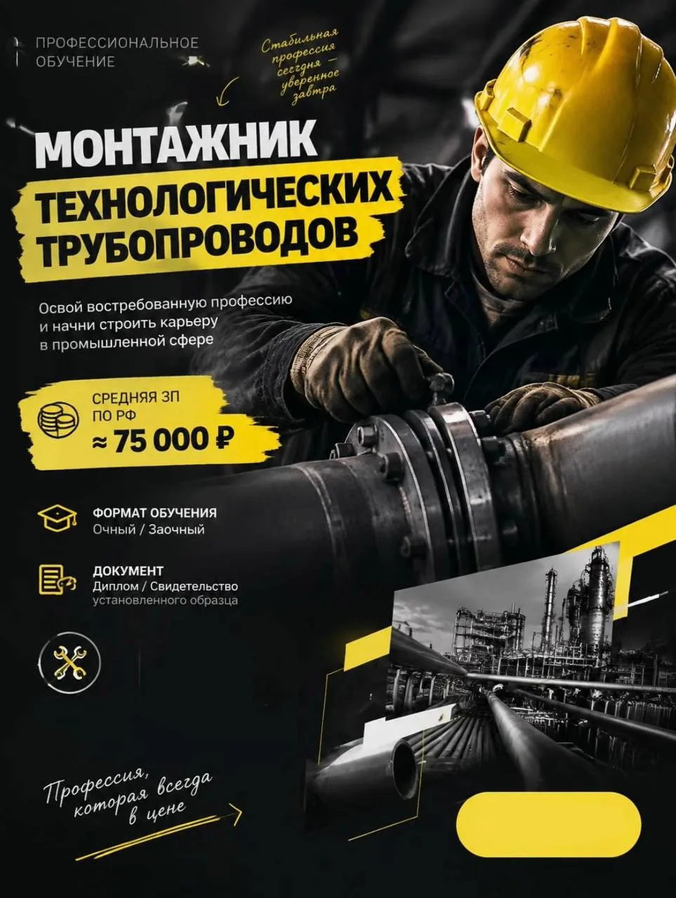 Стабильная работа - это уверенность в завтрашнем дне! 🏗️
