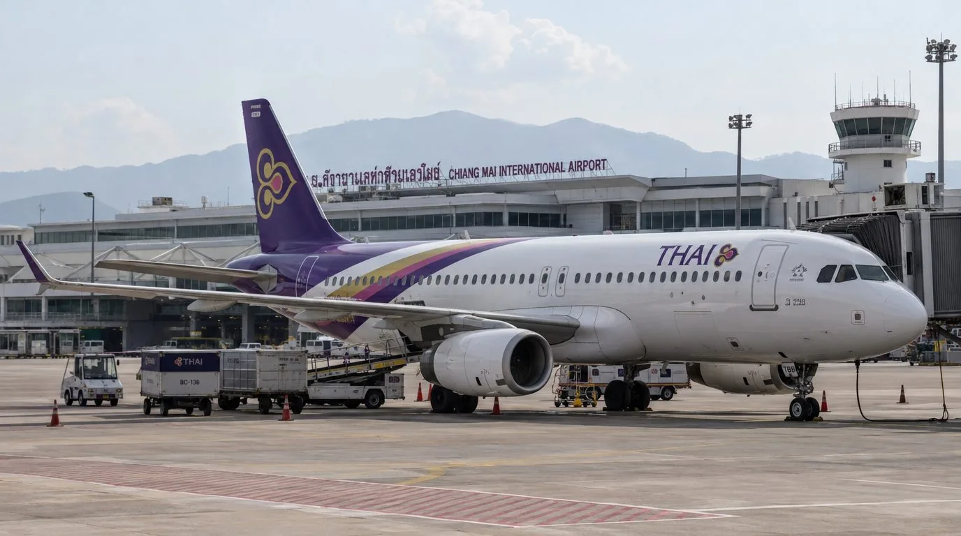 Канадский турист открыл аварийный выход самолёта Thai Airways перед вылетом из Чиангмая