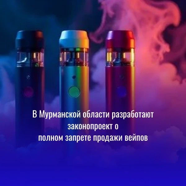 В Мурманской области запретят продажу электронных сигарет для защиты здоровья детей и п...